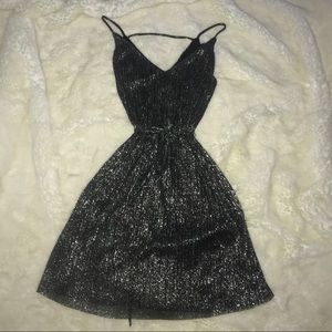 Sparkly Silver Cocktail Dress